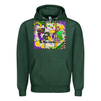 Sports Green cajun to the core Zipper Hoodie - CowGirlArtShop