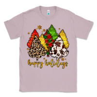 Lilac happy holidays with christmas tree Classic Tee - MaliasSmallBusiness