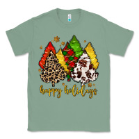 Sage happy holidays with christmas tree Classic Tee - MaliasSmallBusiness