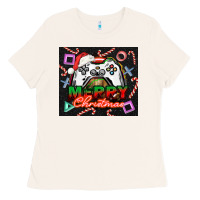 Bone gamer merry christmas Ladies Tee - NancyCooperArtShop
