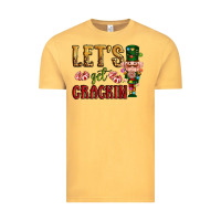 Vintage Mustard Let's get crackin Christmas Vintage Tee - NancyCooperArtShop