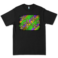 Black mardi gras fleur de lis background Premium Tee - Jasminsmagicworld