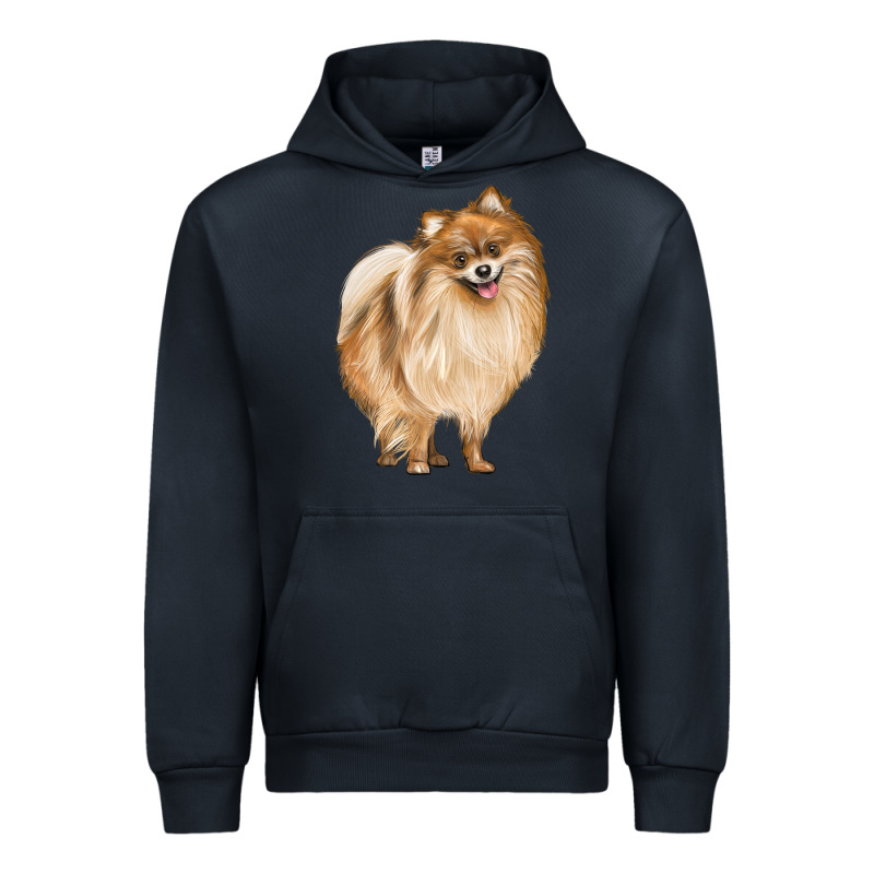 Pomeranian Dog Illustrations Urban Hoodie by LillyAllenDesigns | Teevron