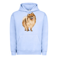 Pigment Grape Ice Pomeranian Dog Illustrations Urban Hoodie - LillyAllenDesigns