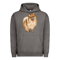 Pigment Tornado Pomeranian Dog Illustrations Urban Hoodie - LillyAllenDesigns