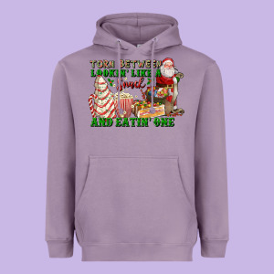 Torn Between Lookin Like A Snack And Eatin One Heavyweight Hoodie Designed By Fadigitalartstudio