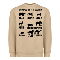 Animal Of The World Heavyweight Sweatshirt | Teevron
