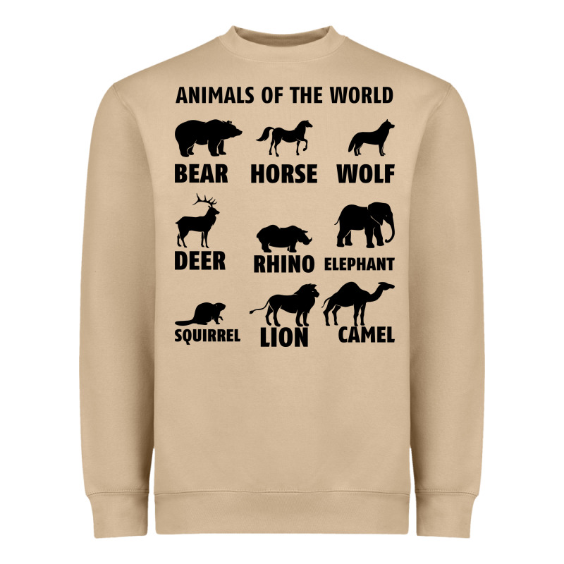 Animal Of The World Heavyweight Sweatshirt by Bettercallsaul | Teevron