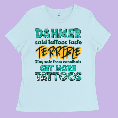 Get More Tattoos Ladies Tee Designed By Nancycooperartshop