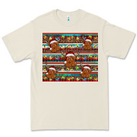 Bone christmas turquoise serape highland cow Premium Tee - BarkalooDesign