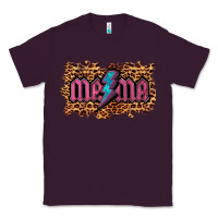 Plum Leopard Mama Lightning Classic Tee - RanaPortraitStore