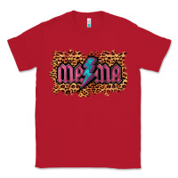 Red Leopard Mama Lightning Classic Tee - RanaPortraitStore