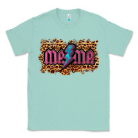 Seafoam Leopard Mama Lightning Classic Tee - RanaPortraitStore