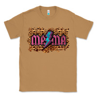 Toasted Coconut Leopard Mama Lightning Classic Tee - RanaPortraitStore