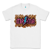 White Leopard Mama Lightning Classic Tee - RanaPortraitStore
