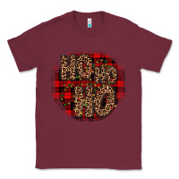 Burgundy ho ho ho wood slice ornament Classic Tee - JahusDesignShop