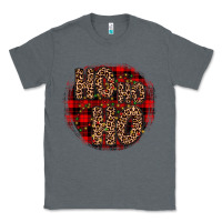 Charcoal Heather ho ho ho wood slice ornament Classic Tee - JahusDesignShop