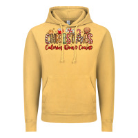 Vintage Mustard christmas calories dont count Vintage Hoodie - MaliasSmallBusiness
