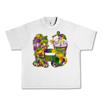 Lunar Rock Mardi Gras Coffee Cups Urban Heavy Tee - BundleAndBundleShop