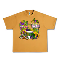 Peanut Butter Mardi Gras Coffee Cups Urban Heavy Tee - BundleAndBundleShop
