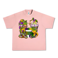 Salmon Mardi Gras Coffee Cups Urban Heavy Tee - BundleAndBundleShop