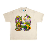 Sandshell Mardi Gras Coffee Cups Urban Heavy Tee - BundleAndBundleShop