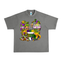 Tornado Mardi Gras Coffee Cups Urban Heavy Tee - BundleAndBundleShop