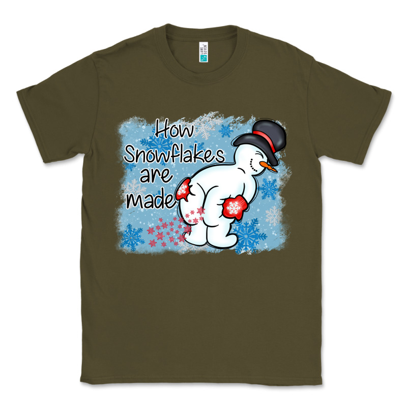 How Snowflakes Are Made Winter Christmas Classic Tee by MaliasSmallBusiness | Teevron