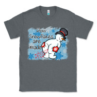 Charcoal Heather how snowflakes are made winter christmas Classic Tee - MaliasSmallBusiness