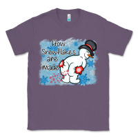 Lavender how snowflakes are made winter christmas Classic Tee - MaliasSmallBusiness