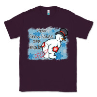Plum how snowflakes are made winter christmas Classic Tee - MaliasSmallBusiness