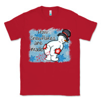 Red how snowflakes are made winter christmas Classic Tee - MaliasSmallBusiness