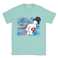 Seafoam how snowflakes are made winter christmas Classic Tee - MaliasSmallBusiness