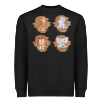 Black Safari Baby Animal Clipart Heavyweight Sweatshirt - Bettercallsaul