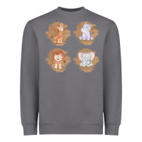 Storm Safari Baby Animal Clipart Heavyweight Sweatshirt - Bettercallsaul