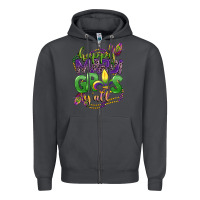 Smoke happy mardi gras yall Zipper Hoodie - CowGirlArtShop
