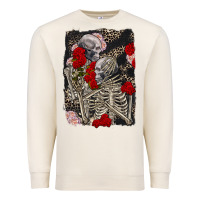 Sandshell Two skeletons hugging Valentine's Day Premium Sweatshirt - FaDigitalArtStudio