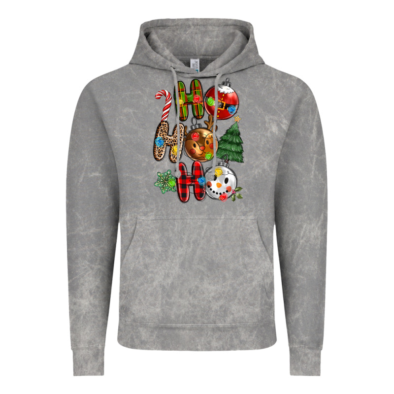Ho Ho Ho With Vintage Hoodie by MaliasSmallBusiness | Teevron