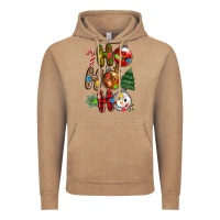 Vintage Coffee ho ho ho with Vintage Hoodie - MaliasSmallBusiness