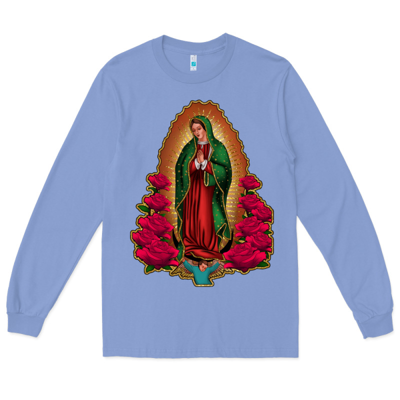Our Lady Of Guadalupe Long Sleeve Tee by Jasminsmagicworld | Teevron