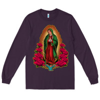 Plum our lady of guadalupe Long Sleeve Tee - Jasminsmagicworld