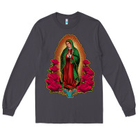 Smoke our lady of guadalupe Long Sleeve Tee - Jasminsmagicworld