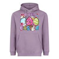 Lavender Happy Easter eggs Heavyweight Hoodie - OliviaCreatesArt