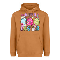 Meerkat Happy Easter eggs Heavyweight Hoodie - OliviaCreatesArt