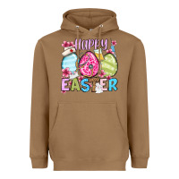 Toasted Coconut Happy Easter eggs Heavyweight Hoodie - OliviaCreatesArt