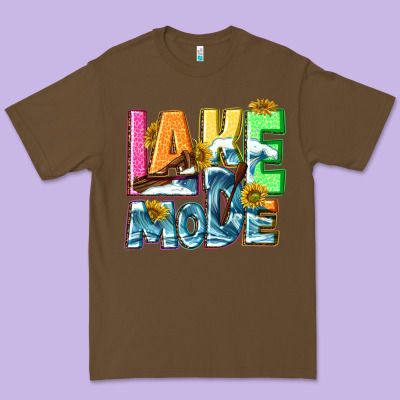 Lake Mode Summer Premium Tee Designed By Nancycooperartshop