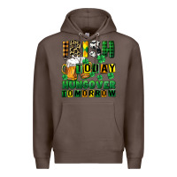 Coffee Irish today hungover tomorrow Premium Hoodie - CowGirlArtShop