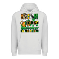 Dove Grey Irish today hungover tomorrow Premium Hoodie - CowGirlArtShop