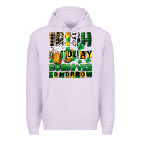 Lilac Irish today hungover tomorrow Premium Hoodie - CowGirlArtShop