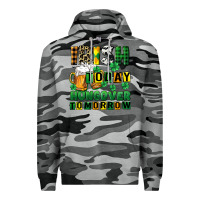 Slate Camo Irish today hungover tomorrow Premium Hoodie - CowGirlArtShop